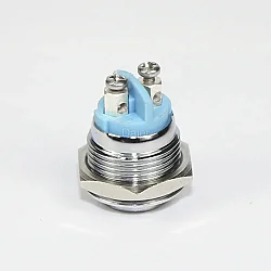 16mm Metal Anlık Basmalı Buton Yüksek Kafa Vidalı Terminal - 3