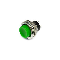 16mm Metal Basmalı Buton Yeşil - 1