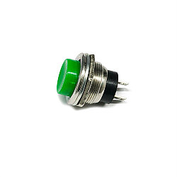 16mm Metal Basmalı Buton Yeşil - 2