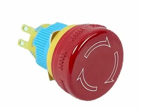 16mm Plastik Acil Durdurma Butonu Küçük - 1