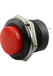 16mm Plastik Basmalı Buton Kırmızı - 1
