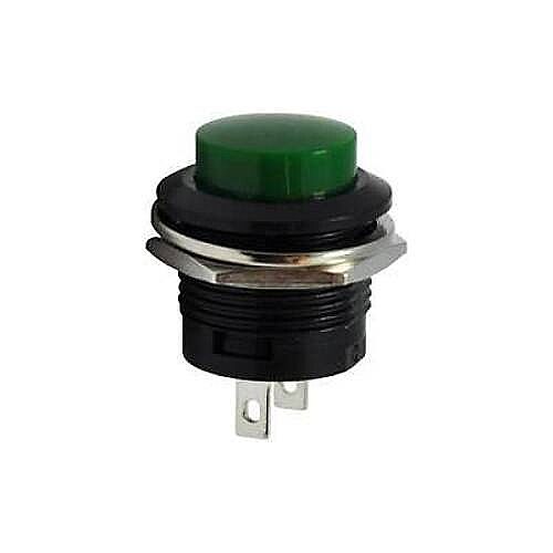 16mm Plastik Basmalı Buton Yeşil - 1