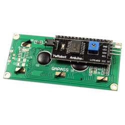 16x2 LCD Ekran - I2C Lehimli Mavi Display 