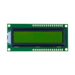2x16 LCD Ekran - Yeşil Üzerine Siyah Çift Pin- TC1602A - 3