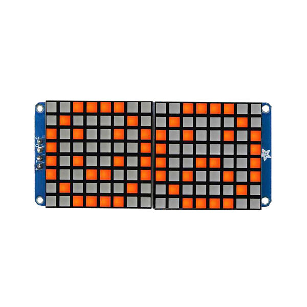 16x8 1.2 Inch I2C Bağlantılı Led Matris (Parlak Turuncu) - 1