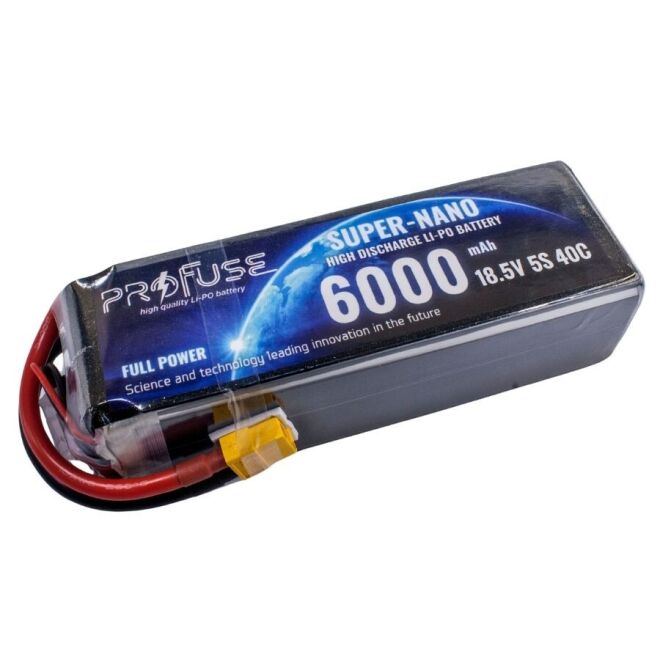18.5 V 5S Lipo Battery 6000mAh 40C - 1