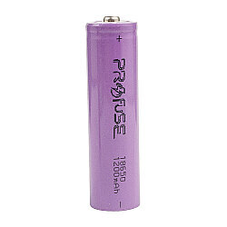18650 3.7 V 1200 mAh Li-ion Şarjlı Pil - Kutup Başlı - 2