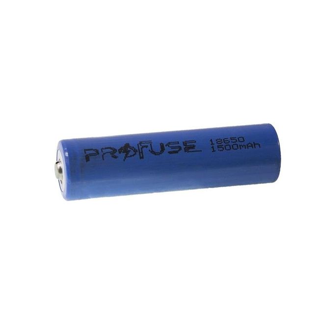 18650 3.7 V 1500 mAh Li-ion Battery - Pole Headed - 1
