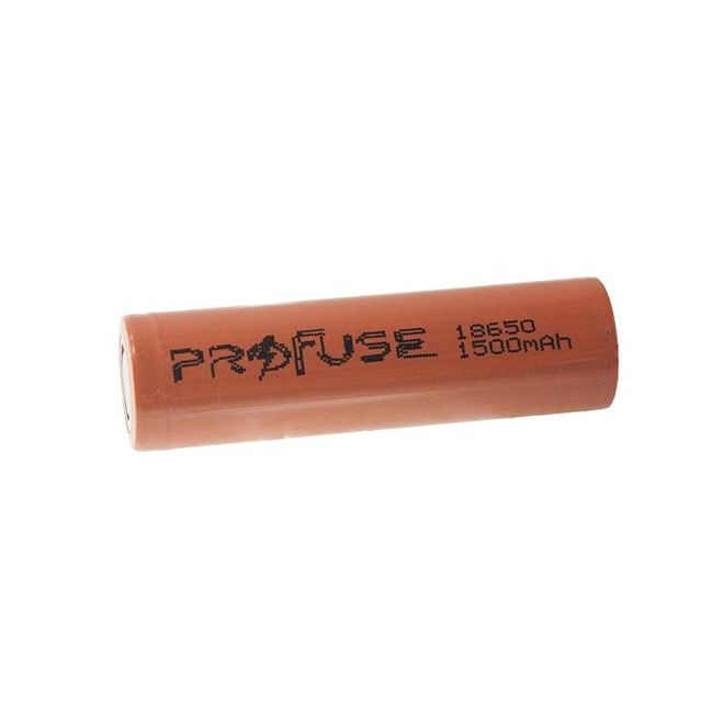 18650 3.7 V 1500 mAh Li-ion Şarjlı Pil Kutup Başsız - 1