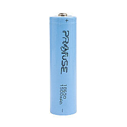 18650 3.7 V 1500 mAh Li-ion Şarjlı Pil - Kutup Başlı - 2