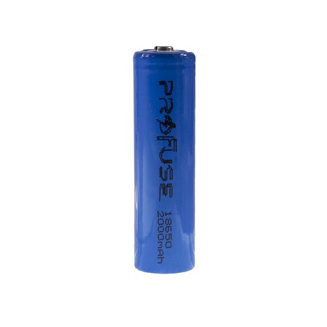 18650 3.7 V 2000 mAh Li-ion Şarjlı Pil - Kutup Başlı - 2
