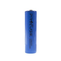 18650 3.7 V 2200 mAh Li-ion Şarjlı Pil - Kutup Başlı - 2