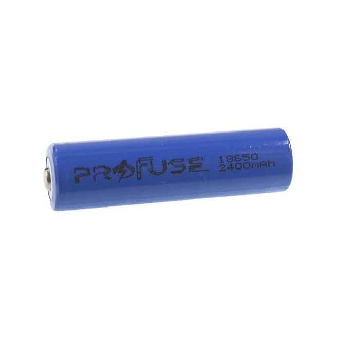 18650 3.7 V 2400 mAh Li-ion Battery - Pole Headed - 1