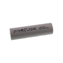 18650 3.7 V 2600mAh Li-ion Şarjlı Pil Kutup Başsız - 1