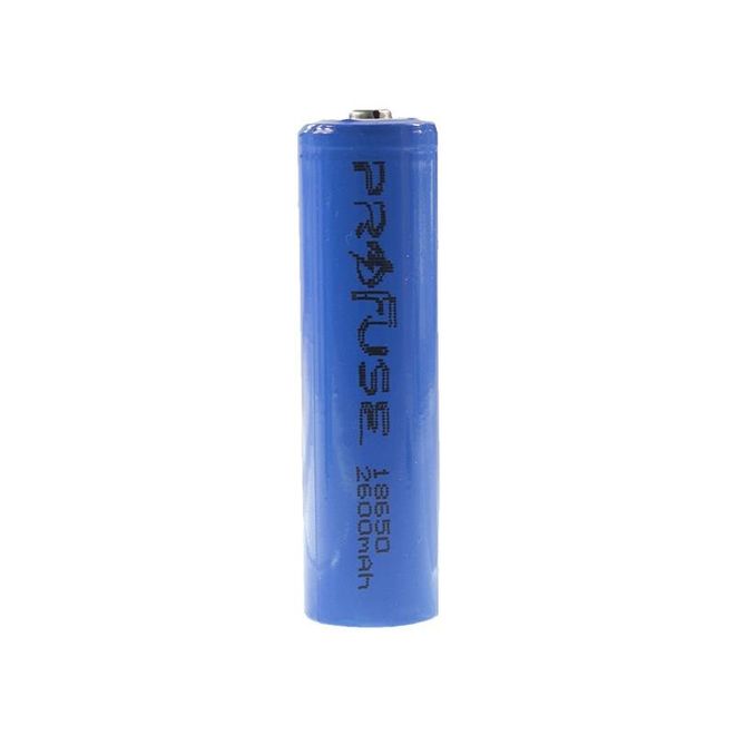 18650 3.7 V 2600mAh Li-ion Şarjlı Pil - Kutup Başlı - 2