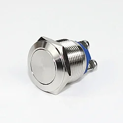 19mm Metal Basmalı Buton Düz Kafa - 1