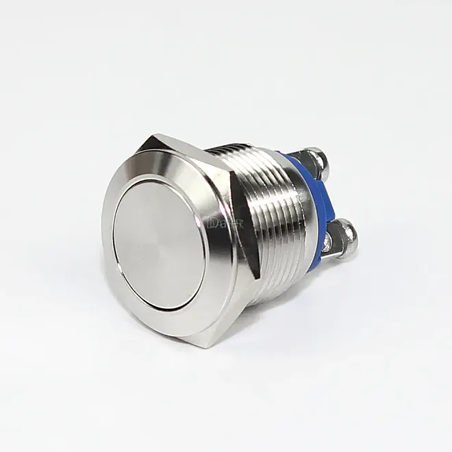 19mm Metal Basmalı Buton Düz Kafa - 1