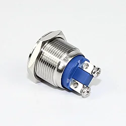 19mm Metal Basmalı Buton Düz Kafa - 2