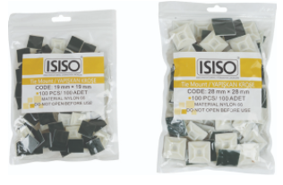 19x19mm Adhesive Crochet - 100 Pieces - 2
