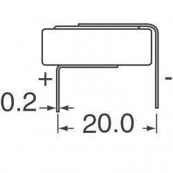 1F 5.5V Supercapacitor - KR-5R5H105-R - 3
