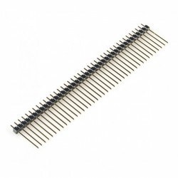 1x40 23 mm 180 Derece Erkek Pin Header 