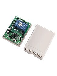 2 Channel 433 MHz Wireless RF Relay Board with Receiver - in Box - Robotistan
