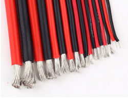 20 AWG 1 Metre Siyah ve Kırmızı Silikon Kablo - 3