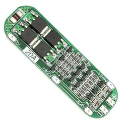 20A 18650 Lityum Pil Koruma Kartı - 11.1V 12.6V (Aşırı Şarj - Deşarj ve Aşırı Akım Koruması) - Robotistan