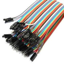 20cm 40 Pin M-F Jumper Wires 
