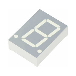 20 mm Anot Kırmızı 7 Segment Display - KPS-81 02BSRND - KPM