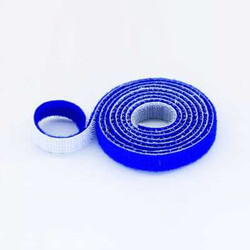 20mm Wide Velcro (loops & hooks integrated) 1 Meter Blue 