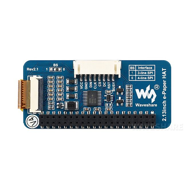 2.13 İnç Üç Renk E-Paper HAT - 4