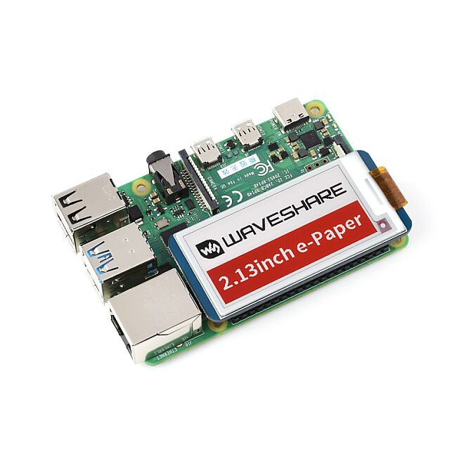 2.13 İnç Üç Renk E-Paper HAT - 6