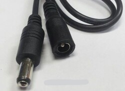 2.1mm Dişi/Erkek Barrel Jack Uzatma Kablosu - 1m - 2
