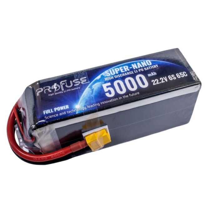 22,2V Lipo Battery 5000mAh 65C - 1
