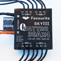 30Ax4 Quattro ESC - Dörtlü Fırçasız Motor Sürücü Modülü - Hobby Wing