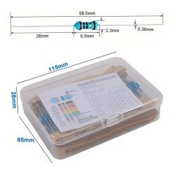 2600 Adet 1/4W Metal Film Direnç Seti - 5
