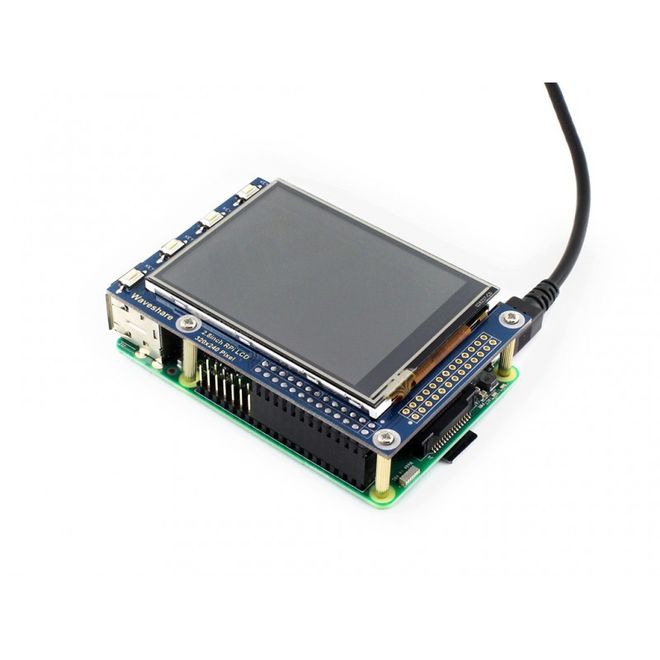 WaveShare 2.8 Inch Rezistif Dokunmatik LCD Ekran - 320x240 (A) - 3