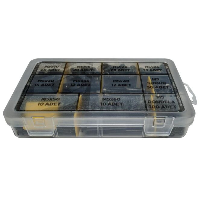 284 Pieces M5 İmbus Set - 2