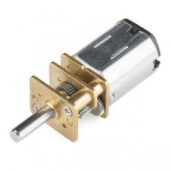 298:1 6 V 100 RPM Karbon Fırçalı Redüktörlü Mikro DC Motor - Pololu