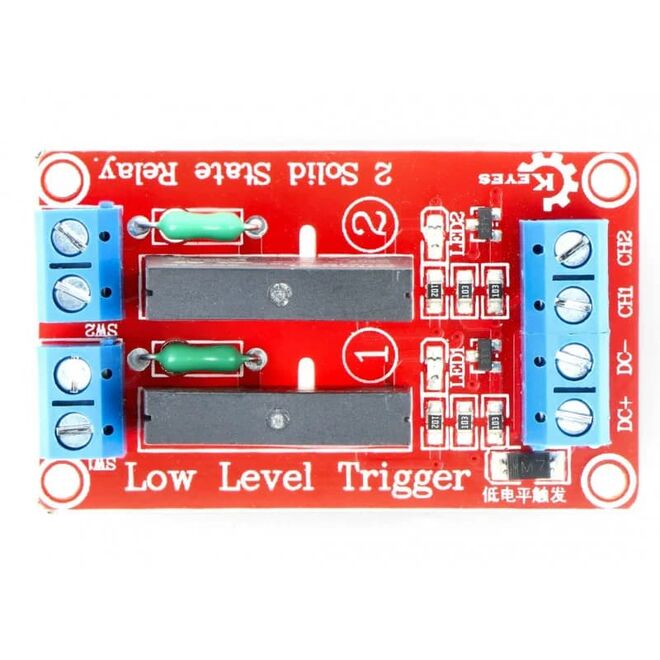 2 Channel 5V Low Level Solid State Relay Module - 2