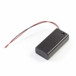 2'li AA Pil Yuvası (Kapaklı ve Switchli) - Pil Yatağı 