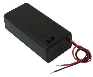 2'li AA Pil Yuvası (Kapaklı ve Switchli) - Pil Yatağı - 2