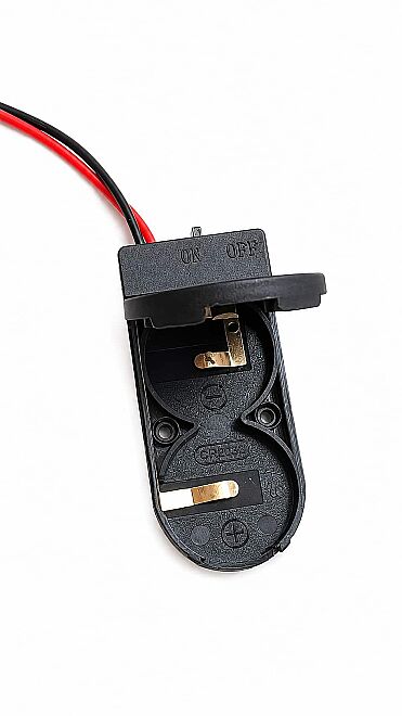 2'li CR2032 6V Kapaklı Anahtarlı Pil Yuvası - 1
