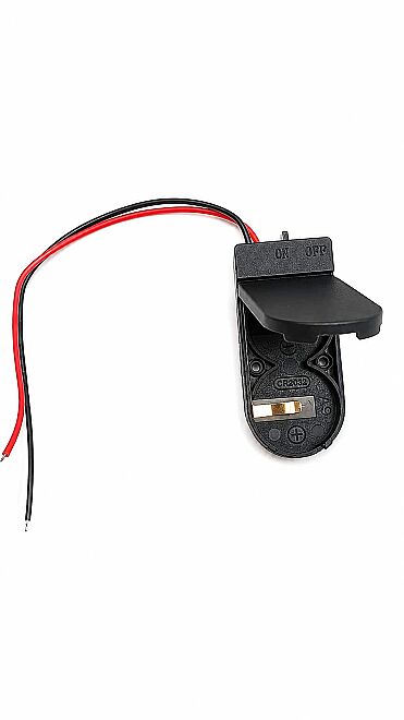 2'li CR2032 6V Kapaklı Anahtarlı Pil Yuvası - 2