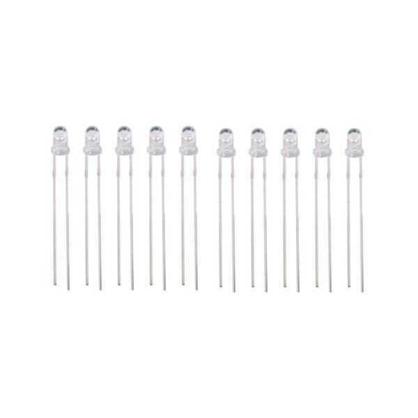 3 mm Karışık Renk Led Paketi - 10 Adet - 1