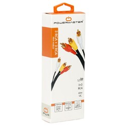 3 RCA + 3 RCA 1.5 Meter Standard RCA Cable - 2