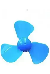 3 Wings DC Blue Motor Propellers - 1