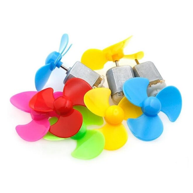 3 Wings DC Blue Motor Propellers - 3