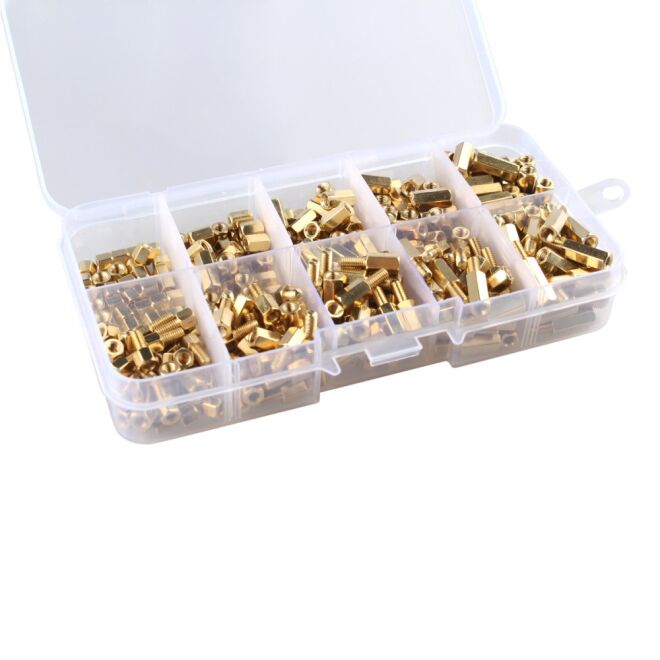 300 Pieces M3 Hexagonal Spacer Bushings - 3